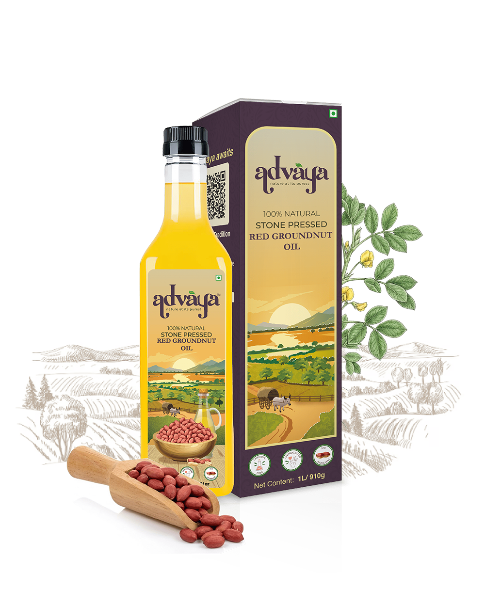 RED GROUNDNUT OIL