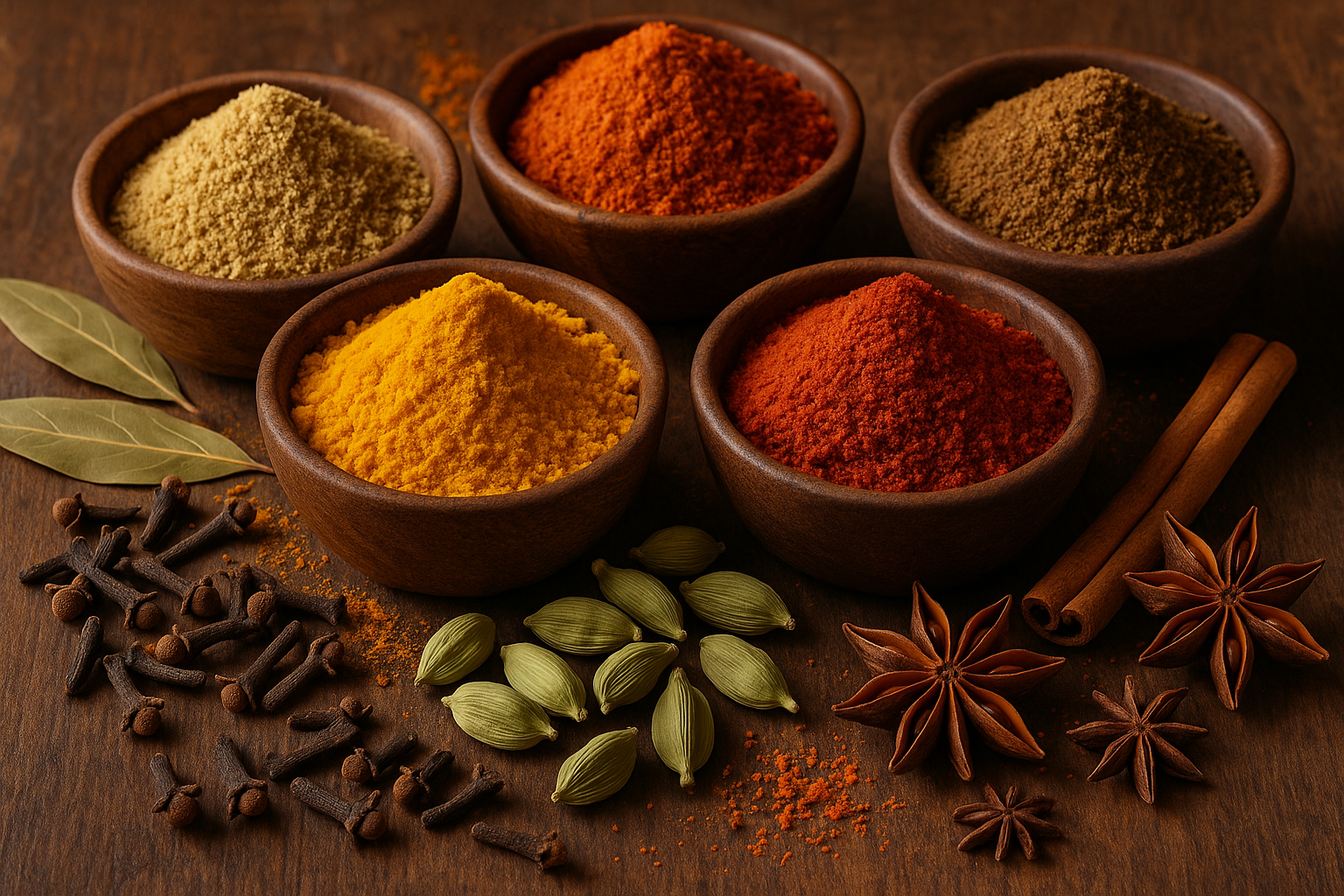 indian spices hd image